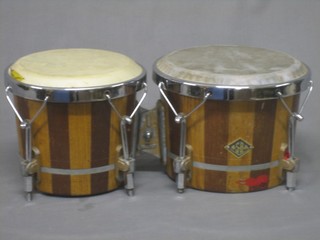 A pair of Asba bongo drums 