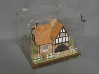 A model of a watermill 12"