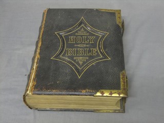 A leather bound family Bible