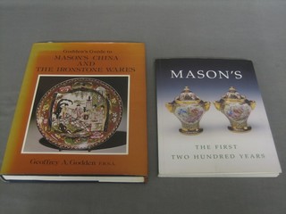 Geoffrey A Godden, 1 volume "Godden's Guide to Masons China and Ironstone Chinaware" together with 1 volume "Masons The First Two Hundred Years"