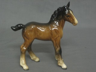 A Beswick figure of a standing foal 6"