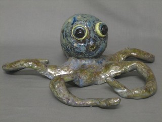 A Continental pottery figure of an octopus 14" (1 tentacle f and r)
