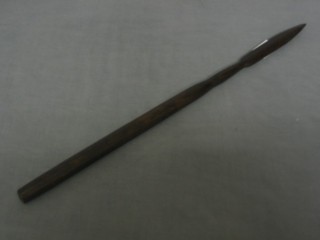 An Eastern wooden Dance spear 17"