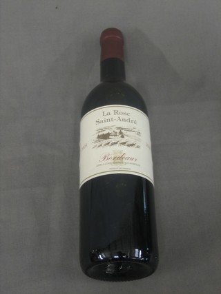 6 bottles of red wine - La Rose Sant-Andre 2008