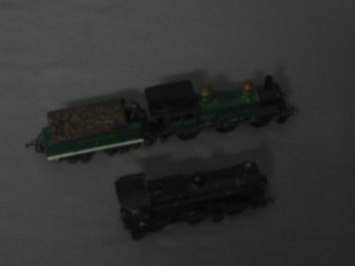 An electric tank engine and a Southern Electric locomotive 