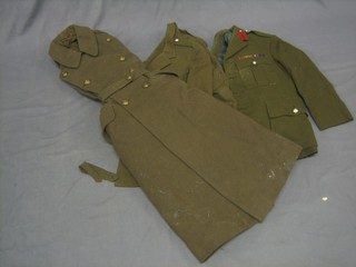 2 Officer's Service dress jackets together with a Great coat 