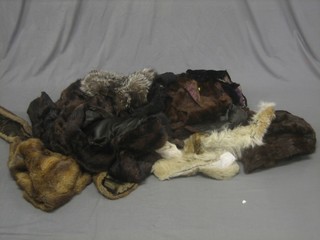 A large quantity of various furs