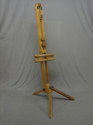 An artists Radial wooden easel by Windsor and Newton ltd