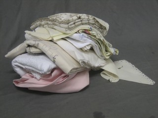 A collection of various table linens