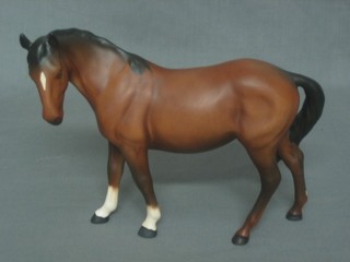 A Royal Doulton figure of a standing Bay horse 7"