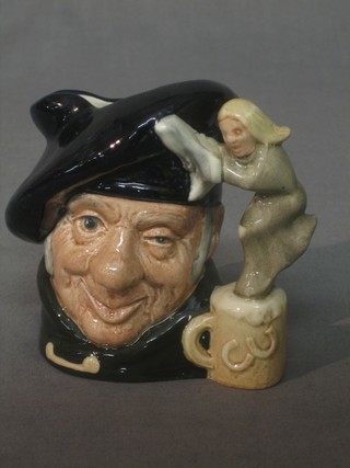 A Royal Doulton character jug - Tam o'Shanter D6636 4" together with a Staffordshire character jug of Father Christmas 