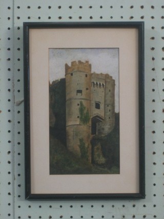 Watercolour drawing "Castle Entrance" 9" x 5"