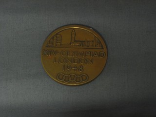 A bronze medallion for the 1948 London Olympics
