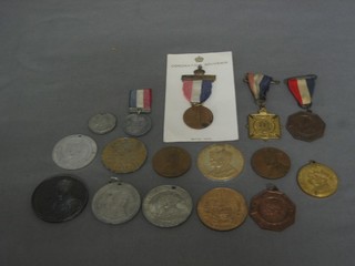 16 various Unofficial Coronation medals