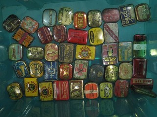 42 various gramophone needle tins
