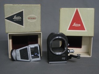 A  Leica - Leitz  OTYDO Visioflexll boxed and a Leica - Leitz OTXBO boxed