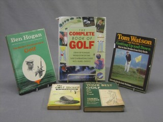 Dr H A Murray "The Golf Secret", Tom Armour "How To Play Golf" and a collection of other golf related books 