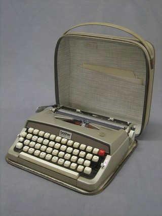 A Brother Profile 700 portable manual typewriter