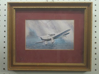 3 various watercolour drawings "Aircraft"