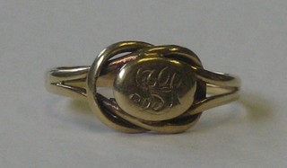 A gold signet ring