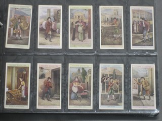 Player's Cigarette cards A Series set 1-25 - Cries of London,  do. 2nd Series set 1-25 - Cries of London, Lambert & Butler set 1-25 - London Characters and Carreras set 1-40 - Types of London, Player's set 1-25 - Miniatures, do. set 1-50,  do. 2nd Series 1-50  Gilbert and Sullivan, Player's  30 out of a set 32 - Grandee British Bird Collection, do. set 1-24 - The Dongella Golden Age of Sail, do. set 1-32 The Gold Age of Flying, do. 6 out of 28 - Famous M.G. Marques, do. set 1-32 British Bird Collection, do. 19 out of 30 - British Mammals, do. set 1-24 Napoleonic Uniforms, do. set 1-24 - The Gold Age of Flying, do. set 1-24 - The Gold Age of Sail, Player's  set 1-25 - Gems of British Scenery and C.W.S Silk Cut Cigarettes set 1-50 - Beauty Spots of Britain