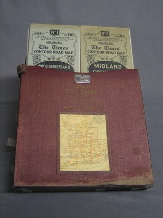 The Sunday Times Hymn Sheet coloured road map, cased