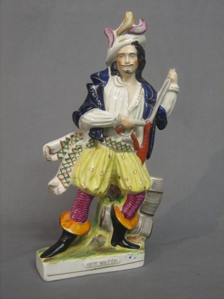 A large and impressive 19th Century Staffordshire figure Will Watch 15"