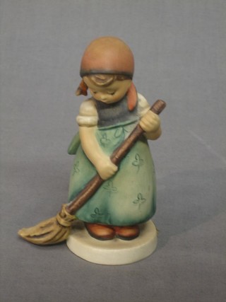 A Hummel figure - The Little Sweeper (chipped)