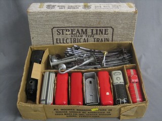 A Marlines Stream Line Steam Type electric train set boxed