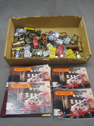 A collection of Matchbox cars etc