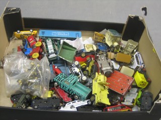 A quantity of various toy cars