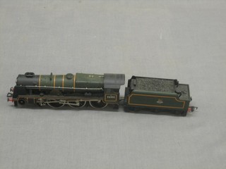 An Airfix electric British Railways locomotive - The Royal Scot completer with tender