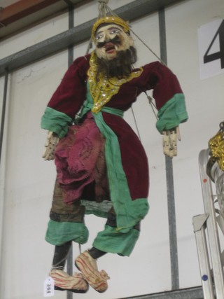 An Eastern wooden puppet 28"