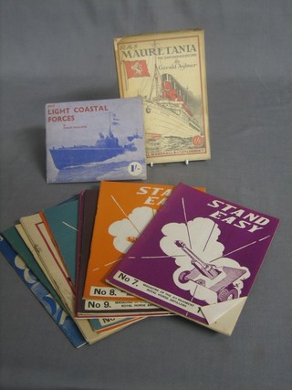 1 vol. "Our Light Coastal Forces", an RMS Mauritania volume "The Ship and Her Records" and various editions of "Stand Easy"