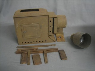 A Magic Lantern (rusted) complete with lens