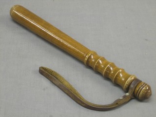 A turned wooden Police truncheon