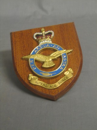 An RAF wall plaque
