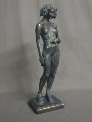 R Moll, a limited edition bronzed figure no. 316/750 in the form of a naked lady - Eliza 20"