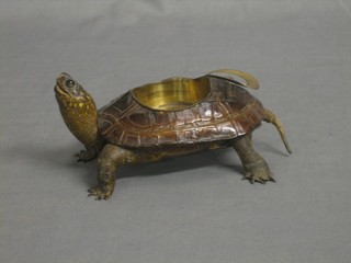 An ashtray in the form of a turtle 6"