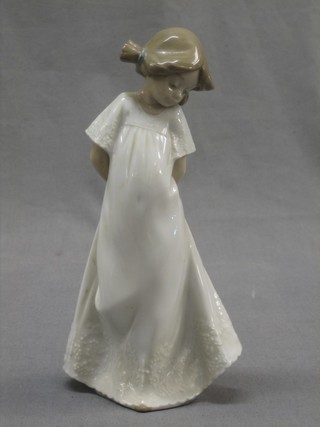 A Nao figure of a standing girl (head f and r) 7"