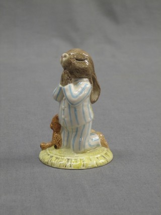 A Royal Doulton Bunnykins figure - Bed Time DB55
