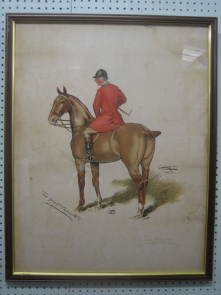 George Fotheringale, a coloured print "Two Great Characters" 25" x 20"