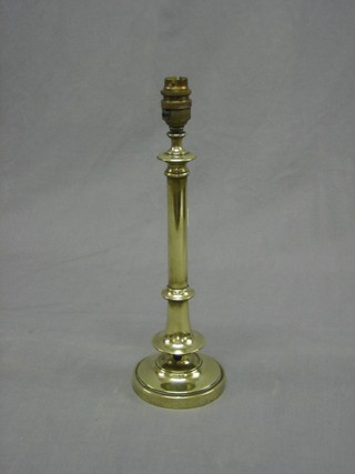 A brass table lamp 10"