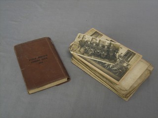 A field service pocket book 1914, a soldiers pay book no.64 and various maps
