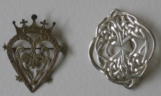 A Scots silver brooch and a Celtic silver brooch