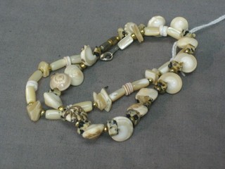 2 "mother of pearl" bracelets