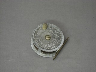 An aluminium centre pin fishing reel  by S Allcock & Co. Ltd Redditch 2"
