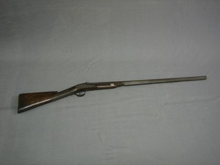 A 19th Century muzzle loading percussion gun with 31" barrel (no hammer or ram rod)