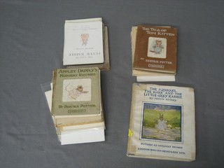 A collection of various Beatrix Potter books