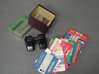A View Master and 20 various slides